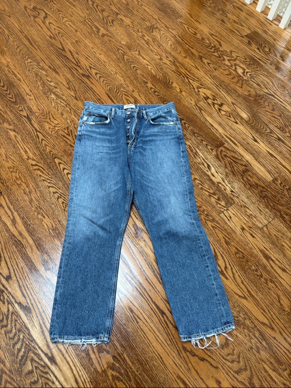 AGOLDE Riley High Rise Straight Crop Jeans - 29 in colour frequency